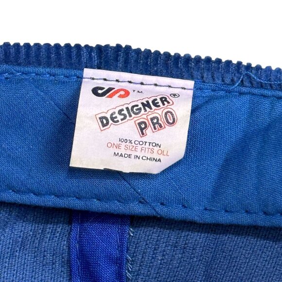 Vintage 80s Pabst Blue Ribbon Corduroy Adjustable Strap Hat - Picture 6 of 6